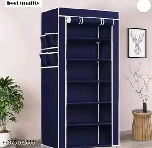 6 Layer shoes organizer Blue Color