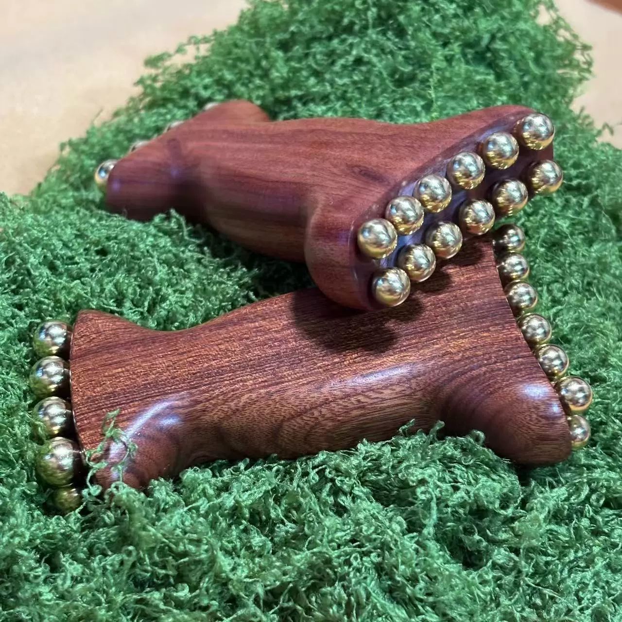 Facial Massage Roller with 20 Brass Beads