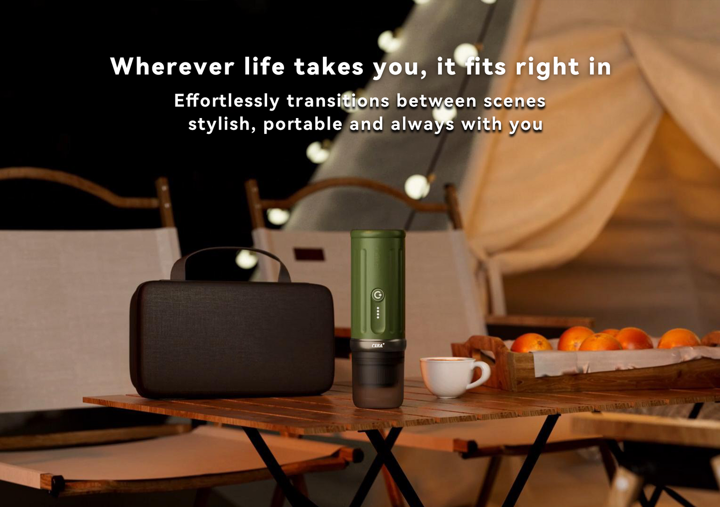 2 in 1 Portable Espresso Machine