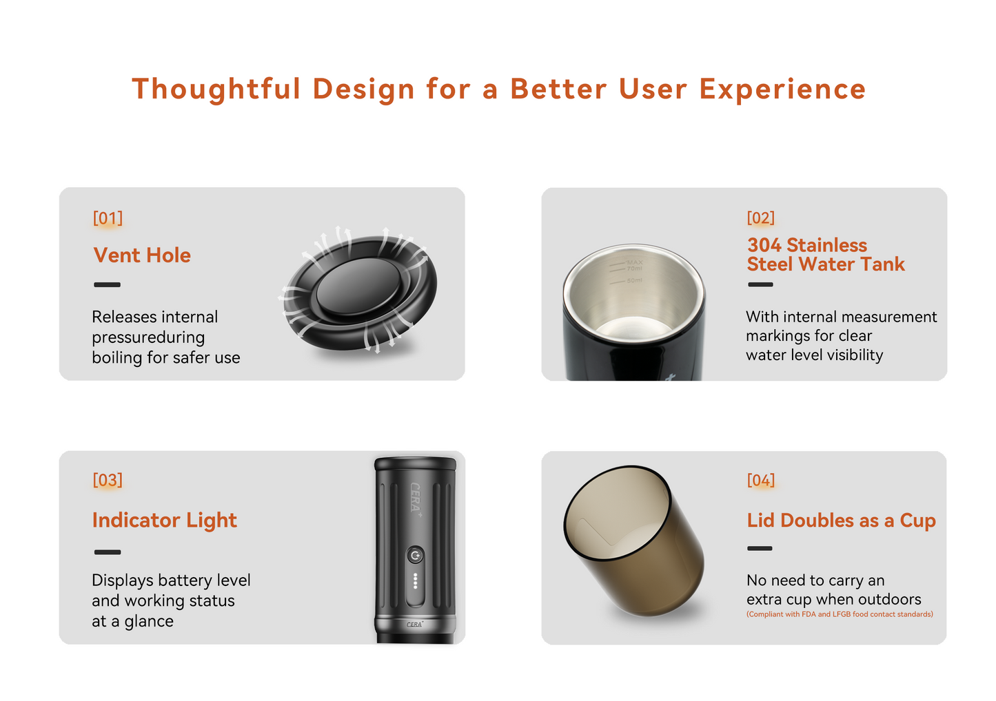 2 in 1 Portable Espresso Machine