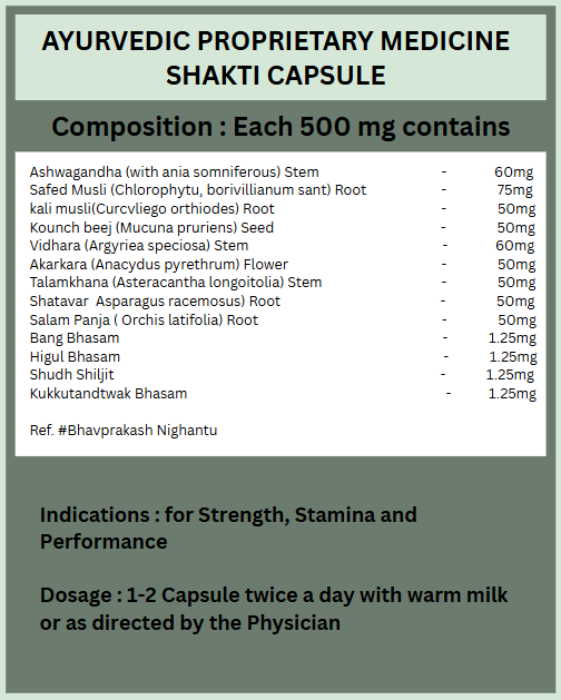 Shatakumbha Shakti Capsule (30 Capsules)