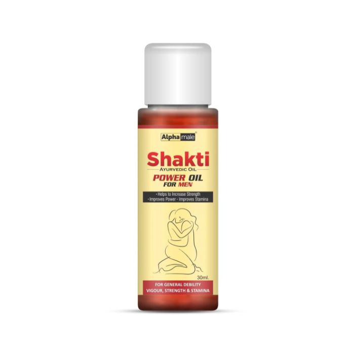 Alpha Male Shakti Ayurvedic Oil for Men | Shakti Massage Oil for Men (30 ML)