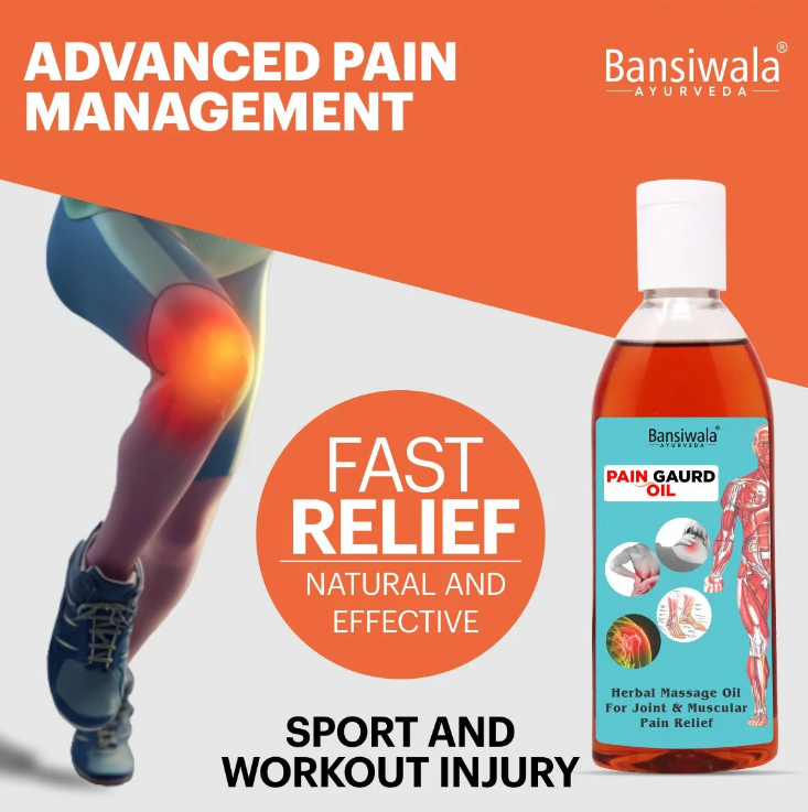 Bansiwala Pain Guard Oil for Joint Pain | Ayurvedic Pain Relief Oil
