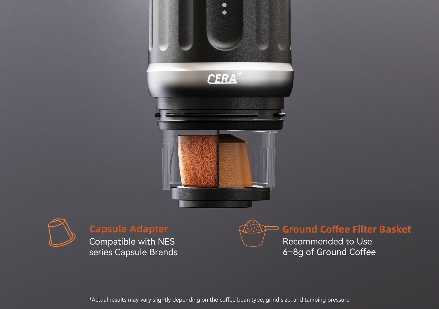 2 in 1 Portable Espresso Machine